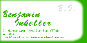 benjamin inkeller business card